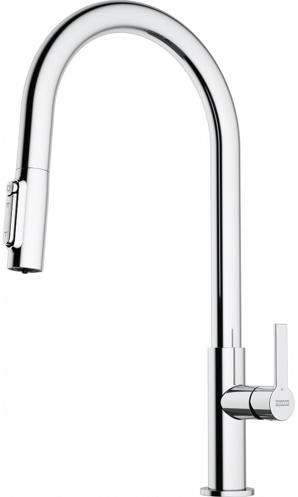 Franke Maris Slim Clear Water J Pull-Out Küchenarmatur Stehend chrom 120.0730.870
