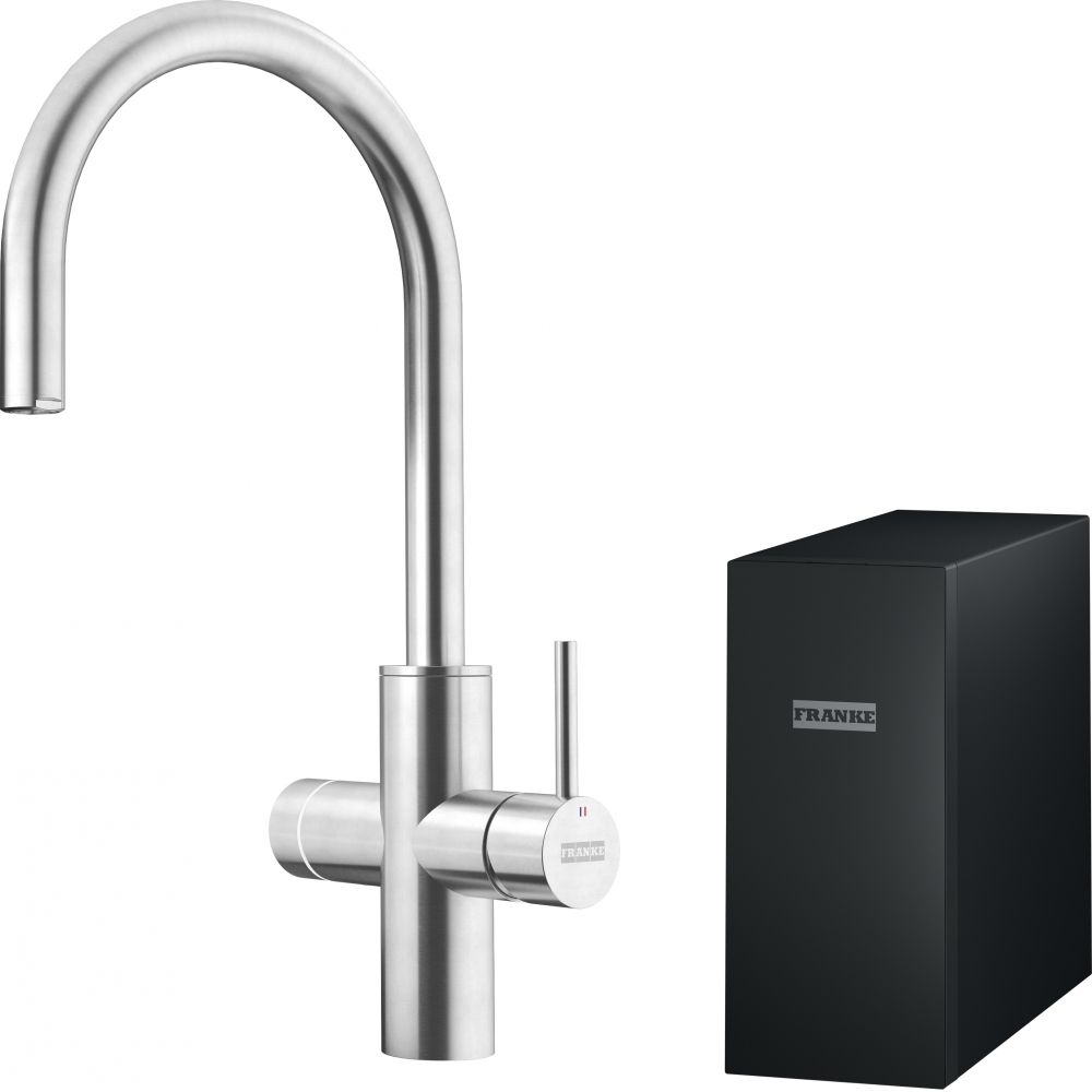 Franke Mythos Water Hub Sparkling Küchenarmatur Stehend edelstahl 160.0708.955