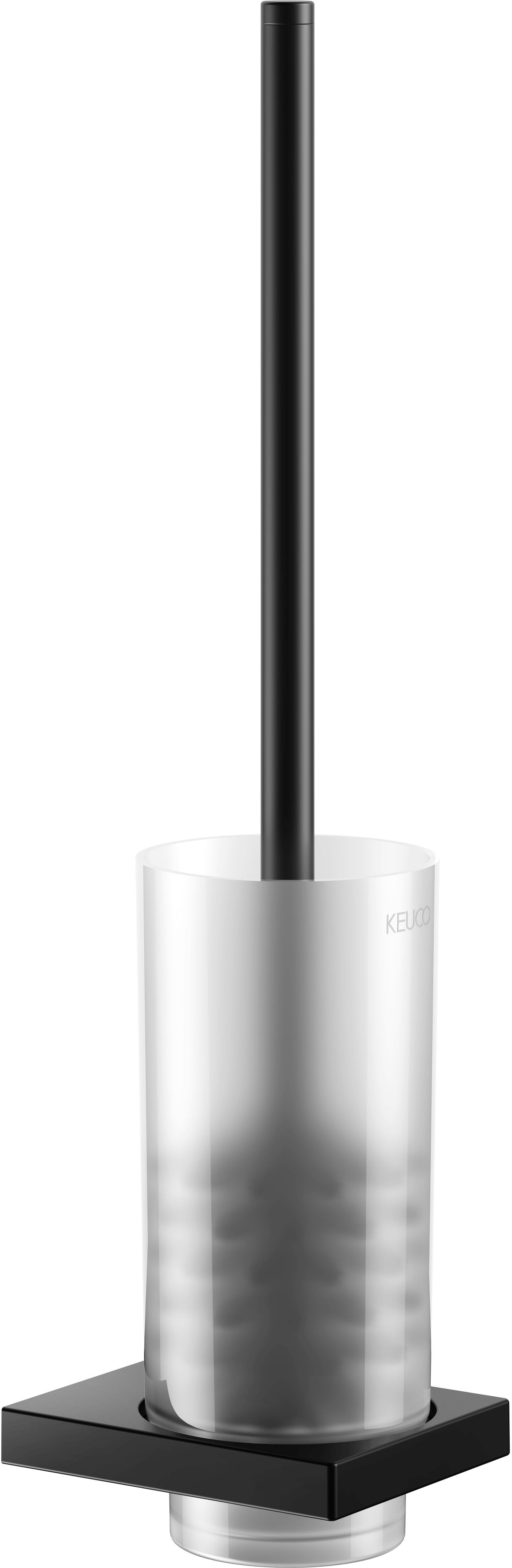 Keuco Edition 11 Klobürste verschraubt glas-schwarz 11164379000
