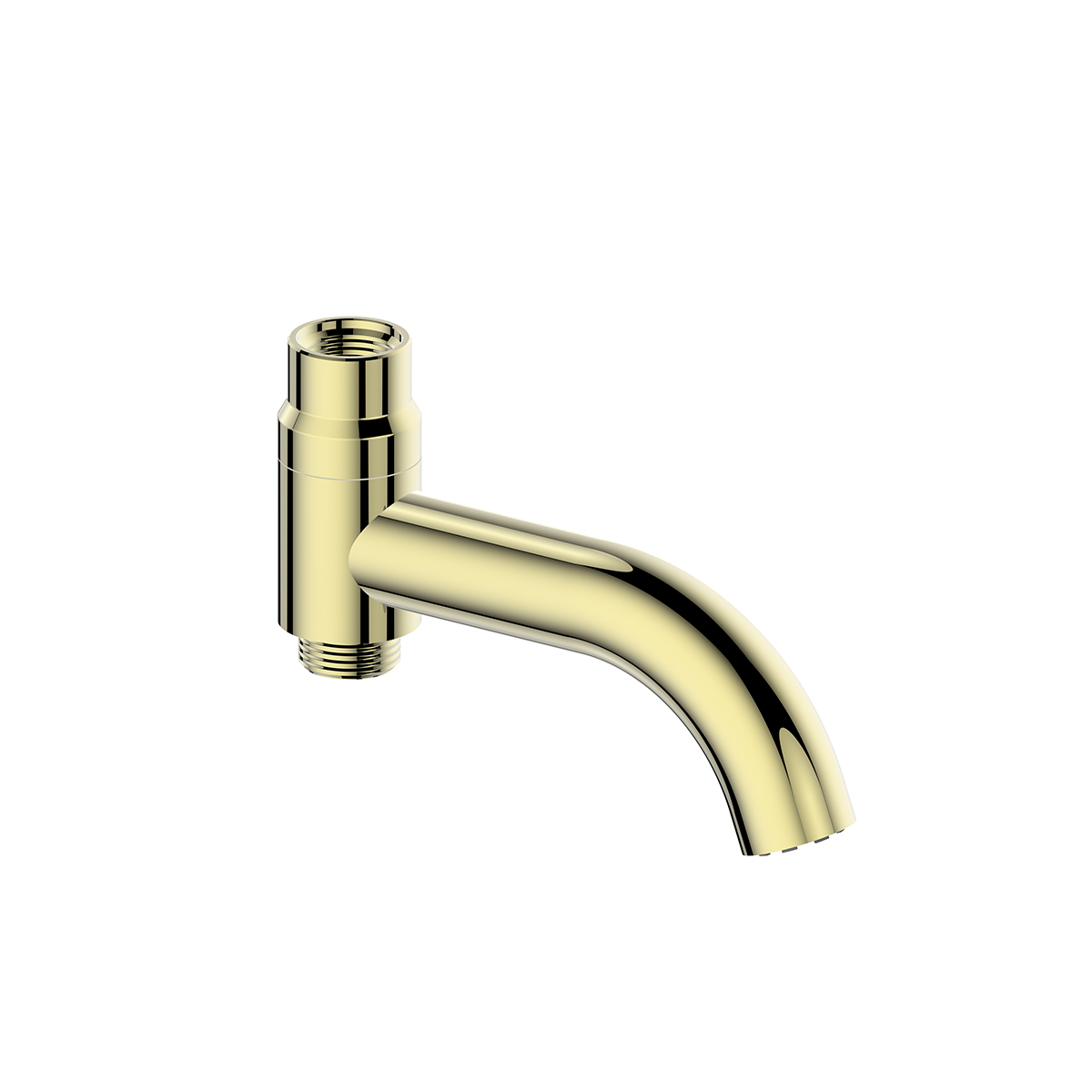 Oltens Numa Auslauf für Badewannenarmatur für Badewanne goldener Glanz 39106800