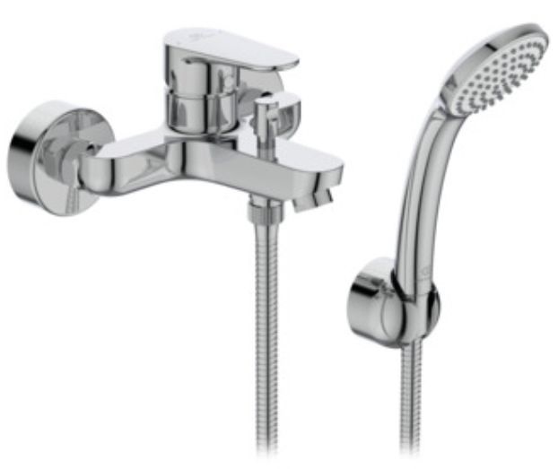 Ideal Standard Cerafine Badewannen- und Duscharmatur Wandmontage chrom BC706AA