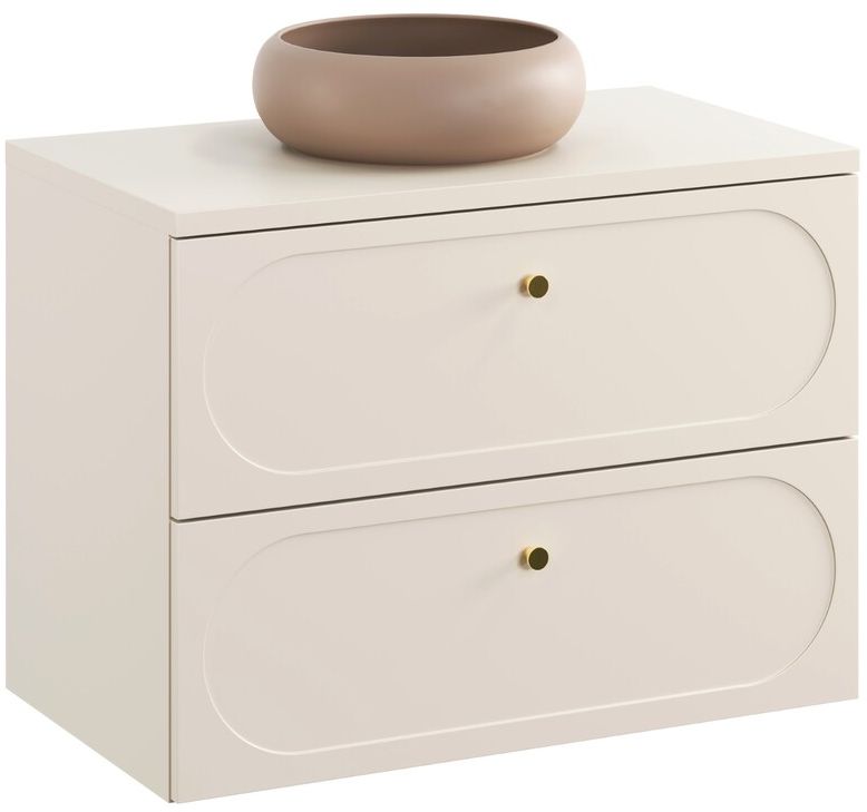 Set Kabinett Comad Donna Sand DONNA SAND 82-80-46-2S, Waschbecken Comad Wiki UN-WIKI-MC, SAND 89-80-46 M