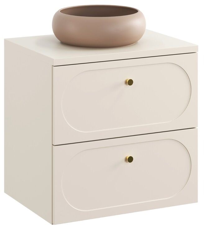 Set Kabinett Comad Donna Sand DONNA SAND 82-60-46-2S, Waschbecken Comad Wiki UN-WIKI-MC, SAND 89-60-46 M