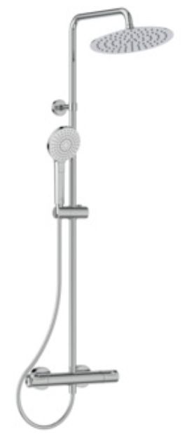 Ideal Standard Ceratherm Duschset Wandmontage mit Thermostat mit Regenbrause chrom A7565AA