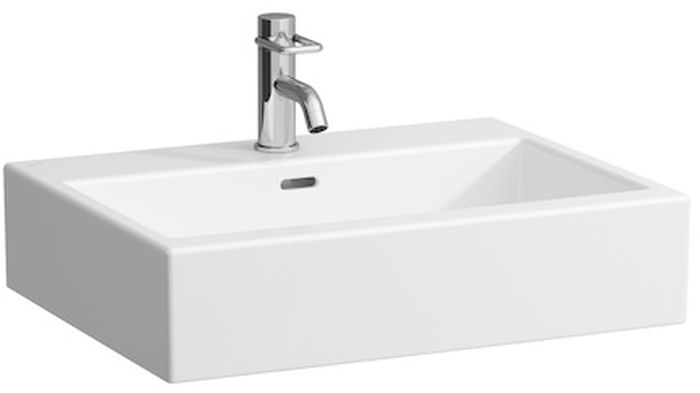 Laufen Living City Waschbecken 60x46 cm rechteckig Klassisch-Aufsatzwaschbecken weiß H8174330001041