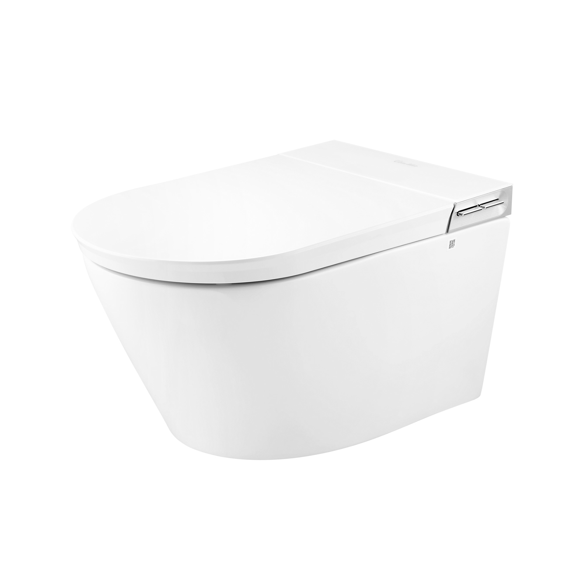 Clean Wave Breeze Dusch-WC hängend ohne Kragen mit Wirbelspülung weiß CWB700