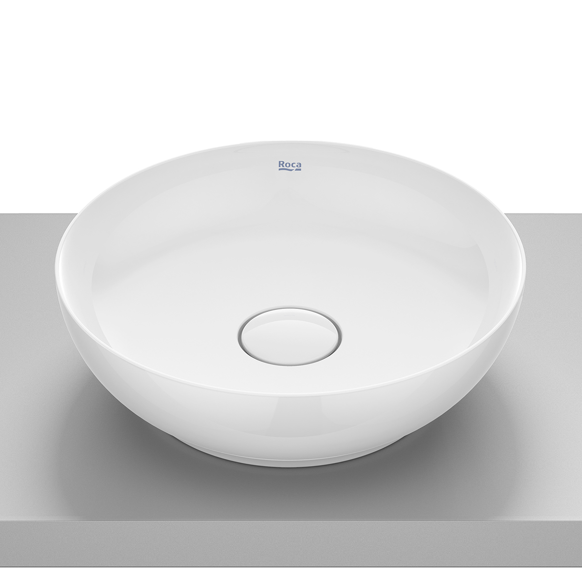 Roca Bol Waschbecken 42.5x42.5 cm rund Aufsatzwaschbecken weiß A32787M000