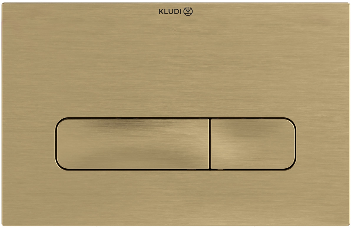 Kludi Unifix Betätigungsplatte für Toilette gold 30PP01N0