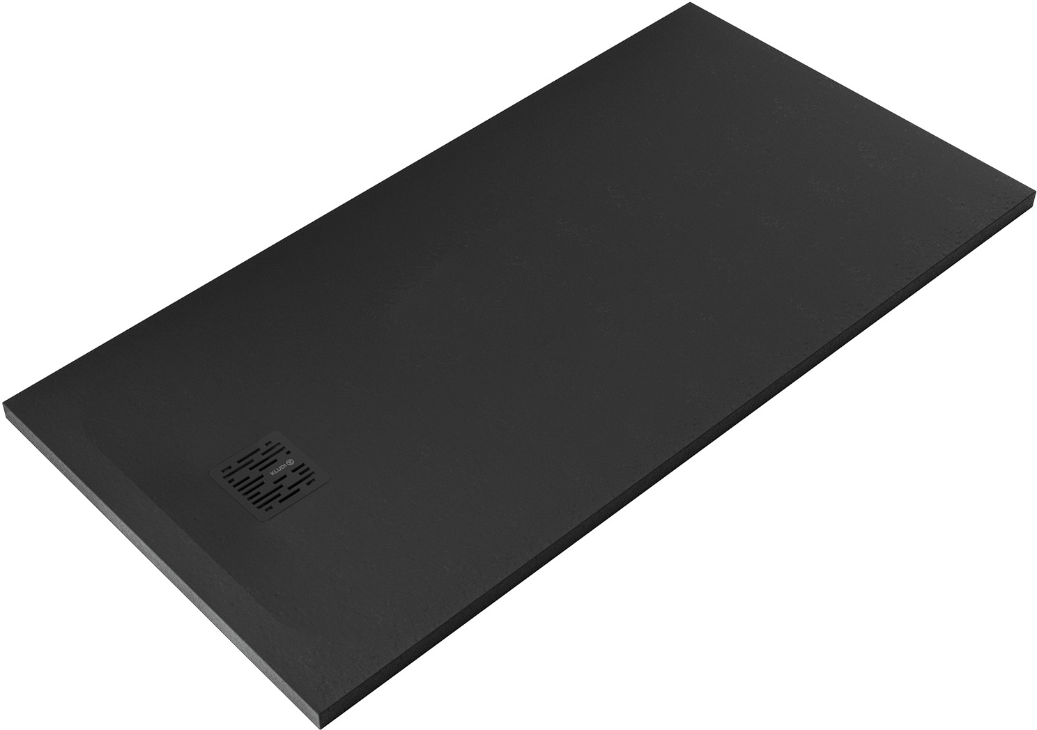 Kludi Terra Rechteckige Duschwanne 140x70 cm schwarz 08DW0139