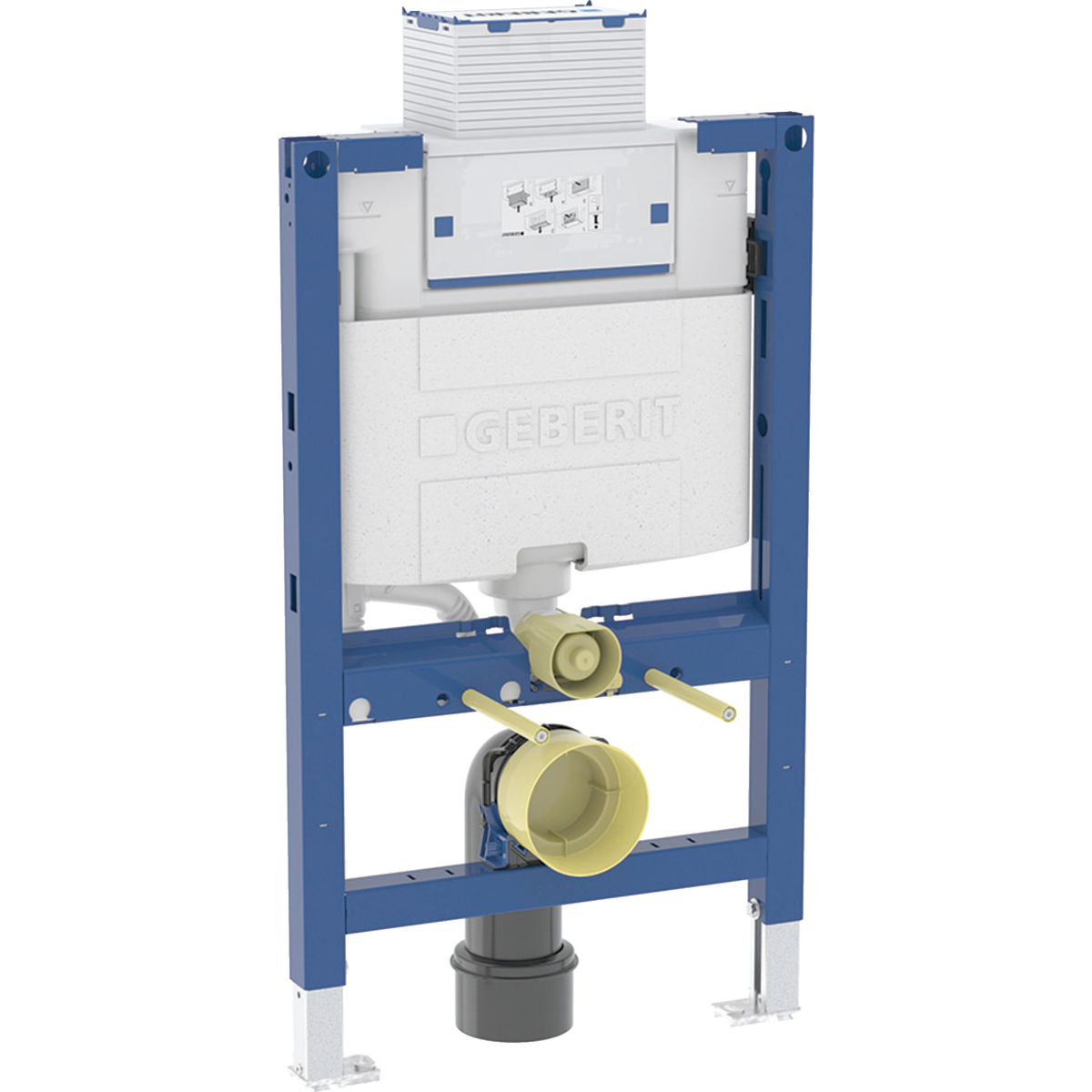 Geberit Duofix Unterputzrahmen in der hängenden Schüssel 111.003.00.2