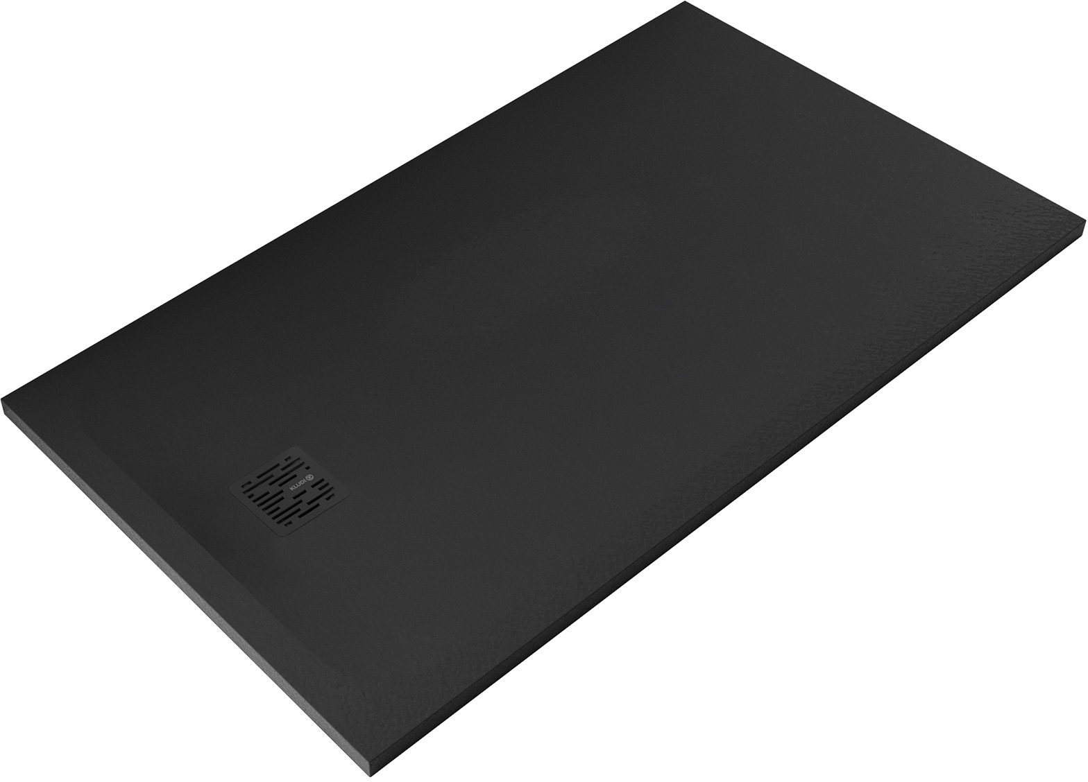 Kludi Terra Rechteckige Duschwanne 140x80 cm schwarz 08DW0639