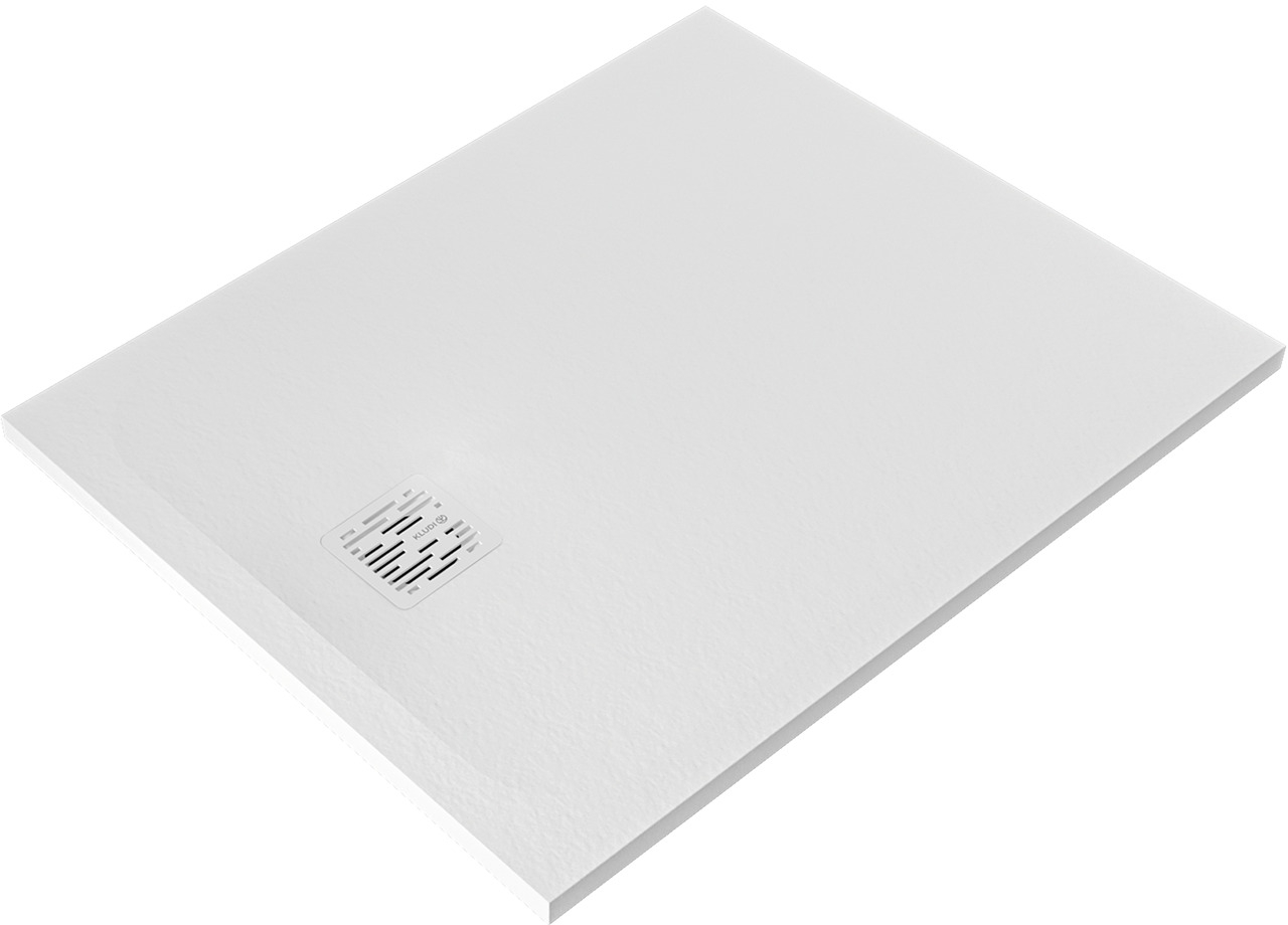 Kludi Terra Rechteckige Duschwanne 100x80 cm weiß 08DW0853