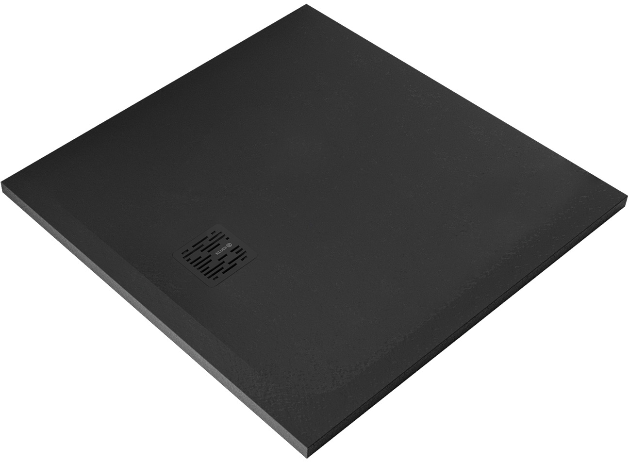 Kludi Terra Quadratische Duschwanne 90x90 cm schwarz 09DW0939