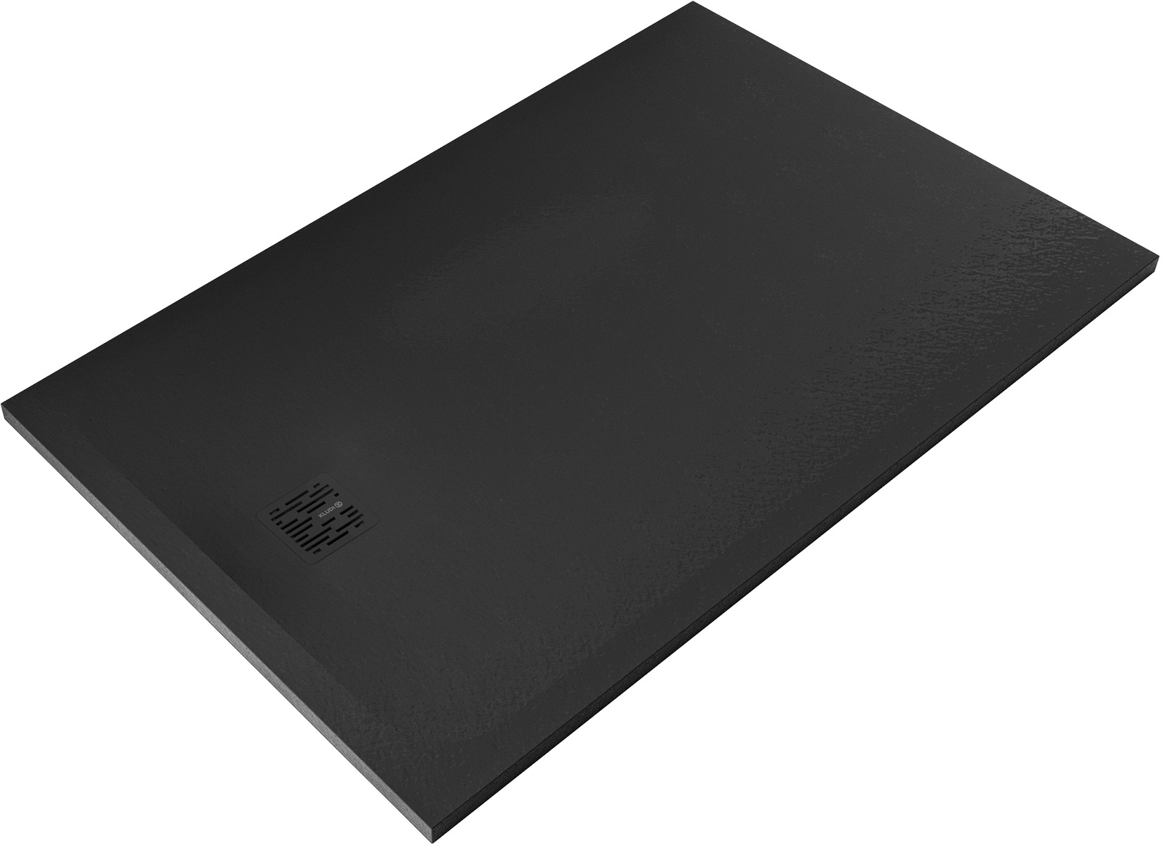 Kludi Terra Rechteckige Duschwanne 140x90 cm schwarz 09DW0639