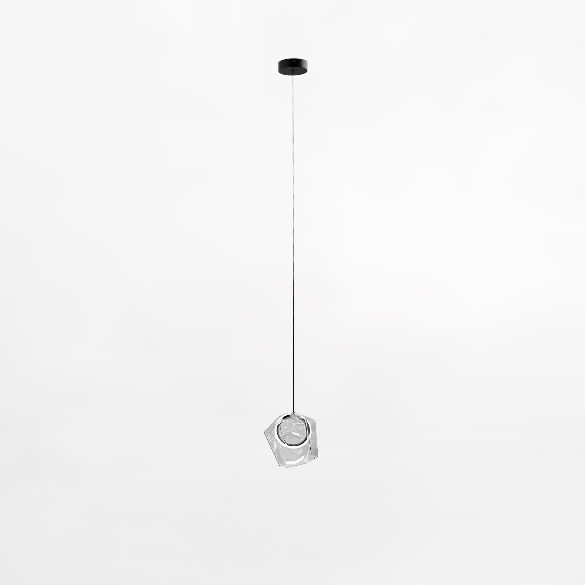 Zuma Line Colore Pendelleuchte 1x6 W schwarz-transparent MD3350-1BL/C