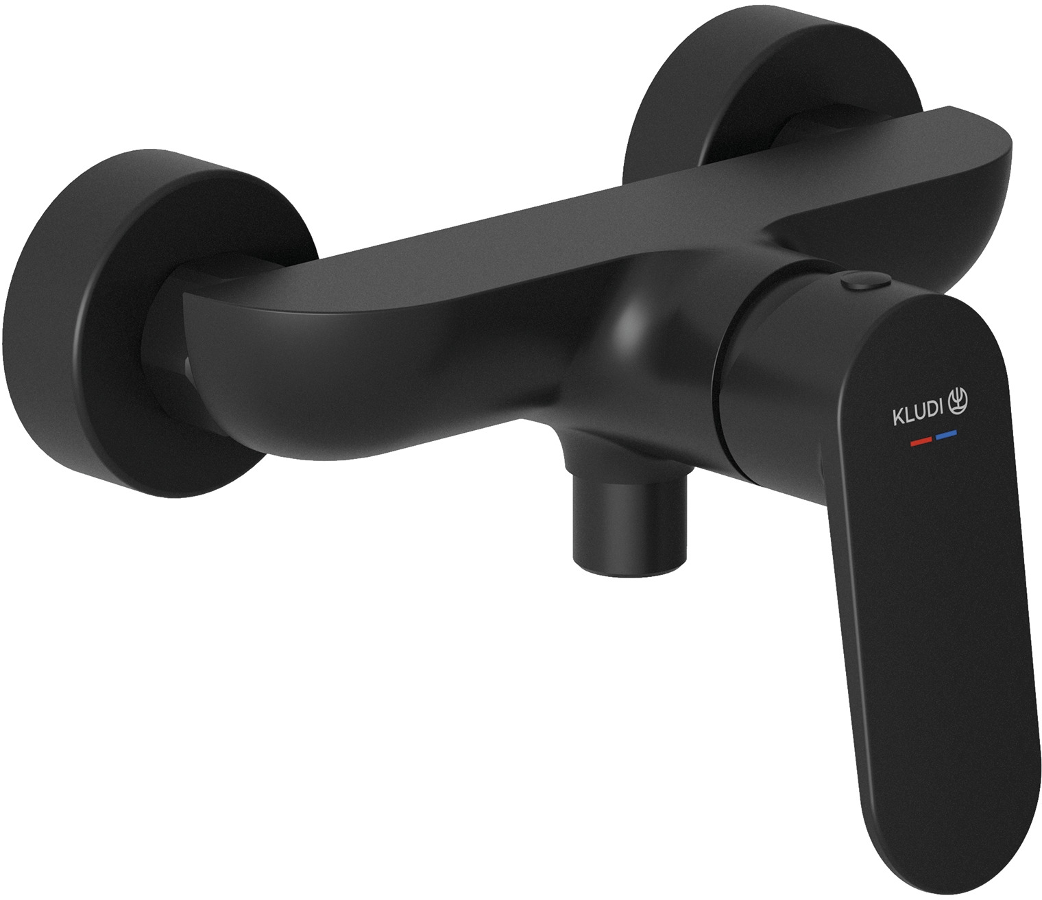 Kludi X1 Duschbatterie Wandmontage schwarz 328313975