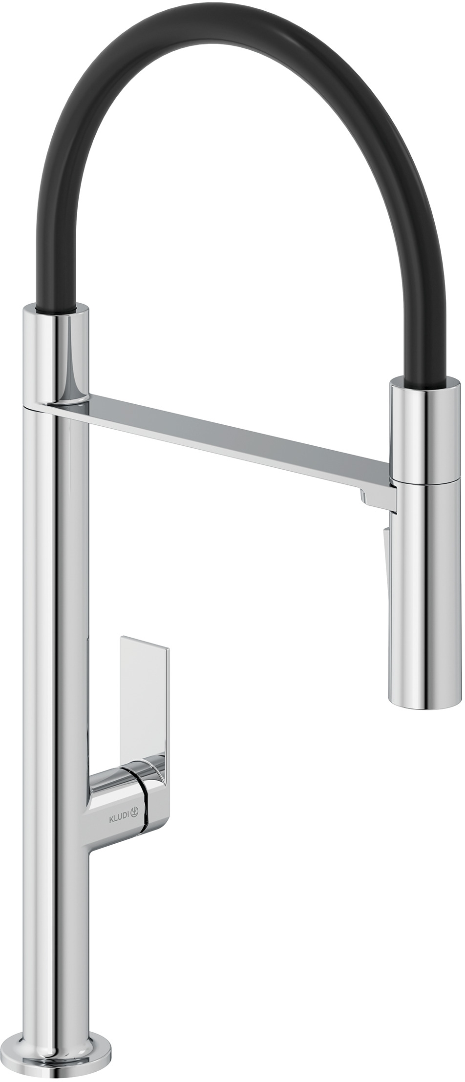 Kludi Qord Küchenarmatur Stehend chrom-schwarz 568590575