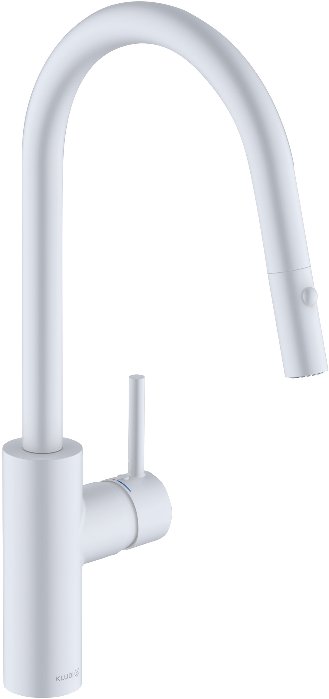 Kludi E-Go Voice Küchenarmatur Stehend weiß 423005377
