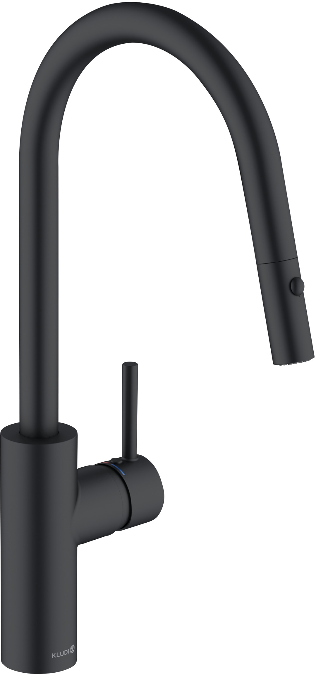 Kludi E-Go Voice Küchenarmatur Stehend schwarz 423006677