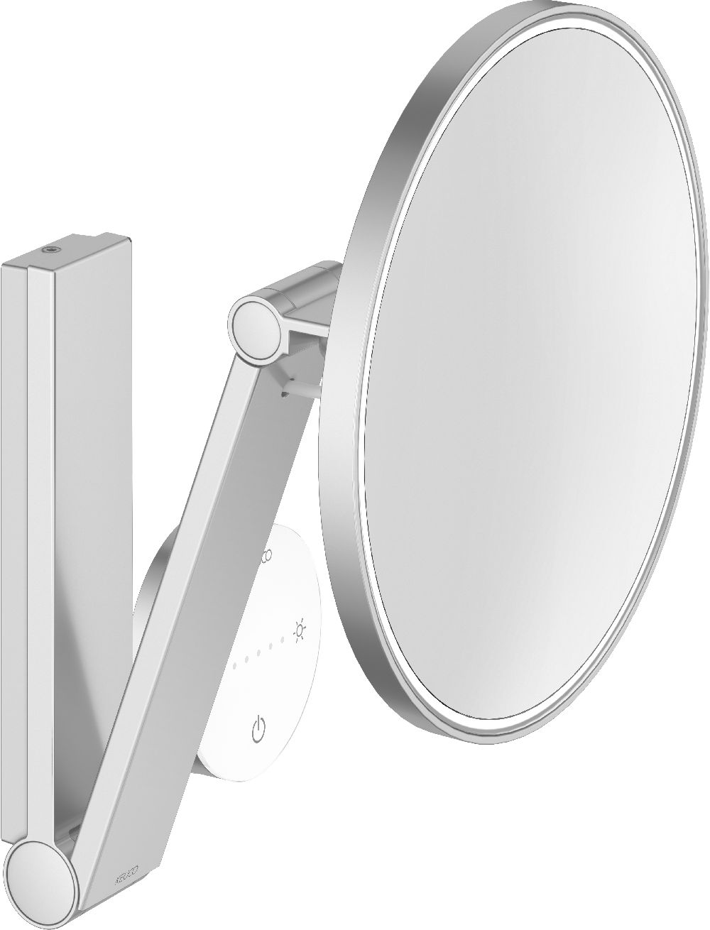Keuco Cosmetic mirrors Kosmetikspiegel 21.2x31.8 cm rund mit Beleuchtung 17612179002