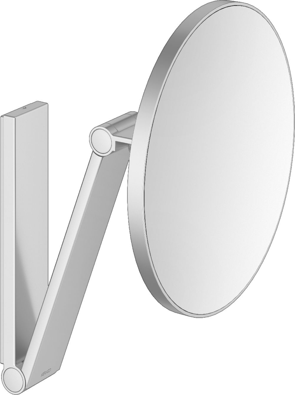 Keuco Cosmetic mirrors Kosmetikspiegel 21.2x31.4 cm rund mit Beleuchtung 17612210000