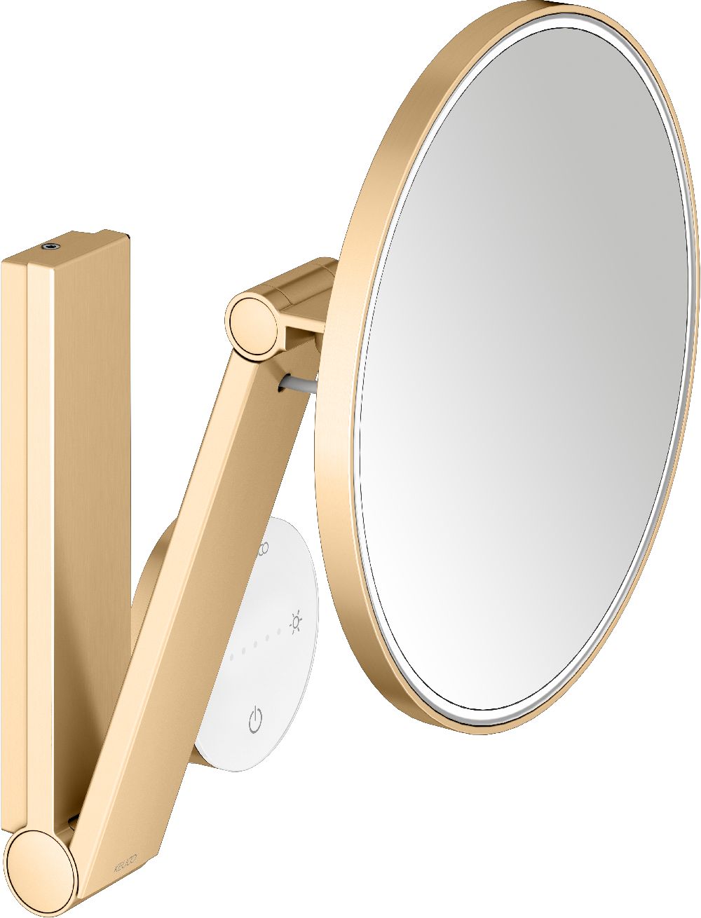 Keuco Cosmetic mirrors Kosmetikspiegel 21.2x31.4 cm rund mit Beleuchtung 17612259002