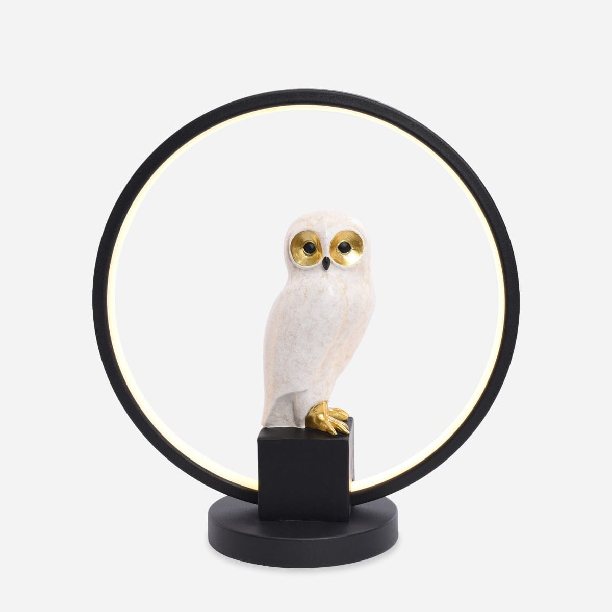 Zuma Line Sowa Nachtleuchte 1x4 W weiß-schwarz-gold EX04F332U-1