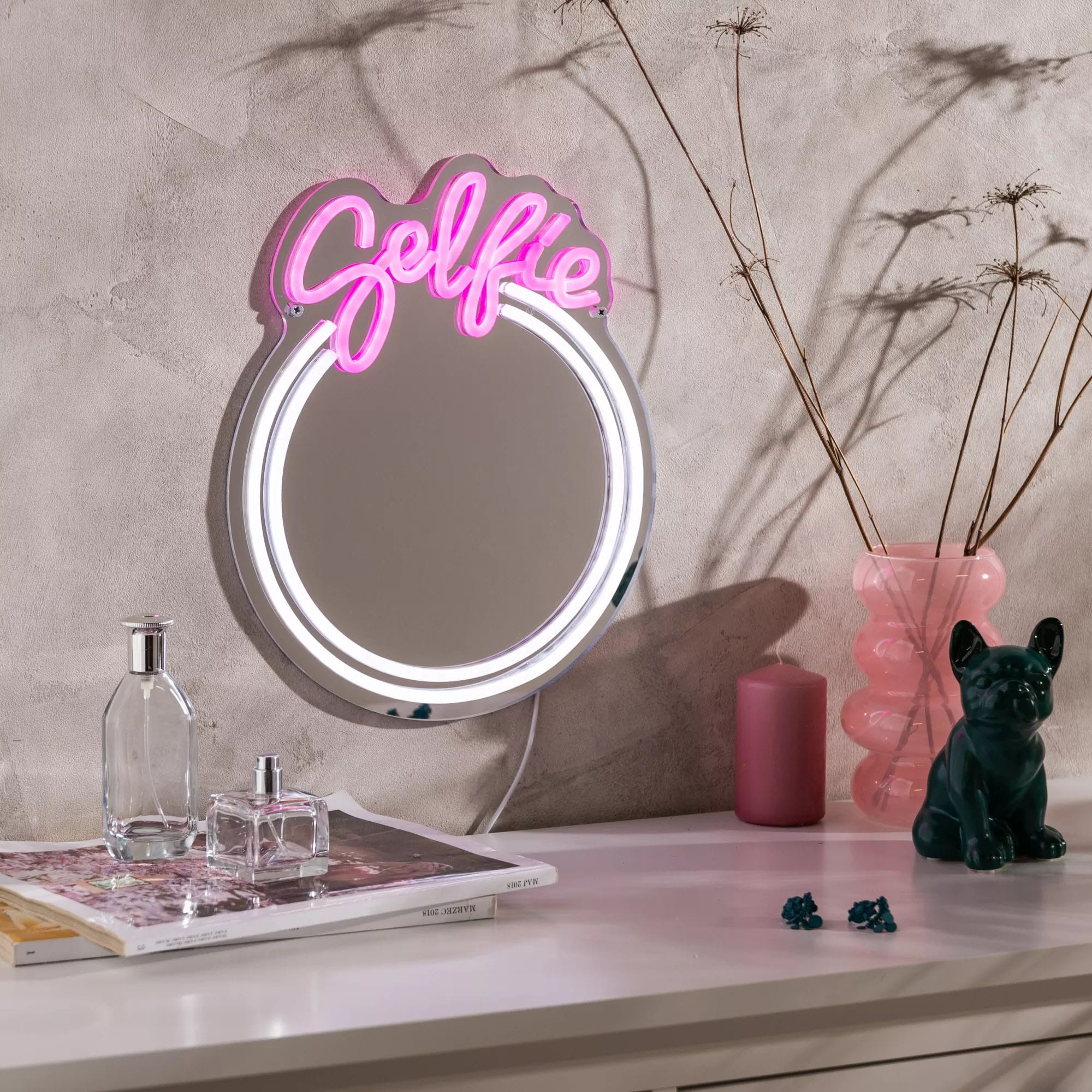 Zuma Line Neon Wandlampe 1x3.44 W rosa FM-MT07