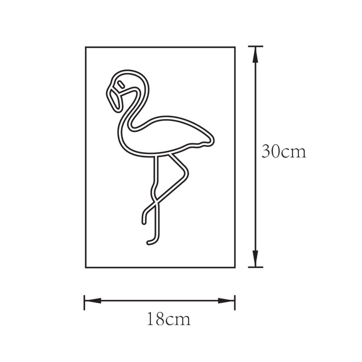 Zuma Line Neon Wand-Neonleuchte 1x3.44 W rosa FM-WN33