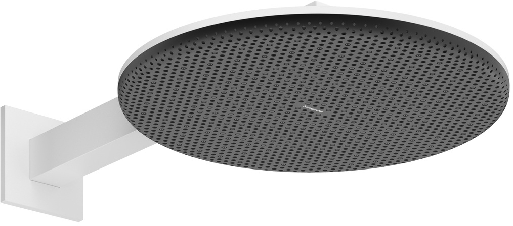 Hansgrohe Raindance Alive S Kopfbrause mit Arm 30x30 cm rund weiß 24541700