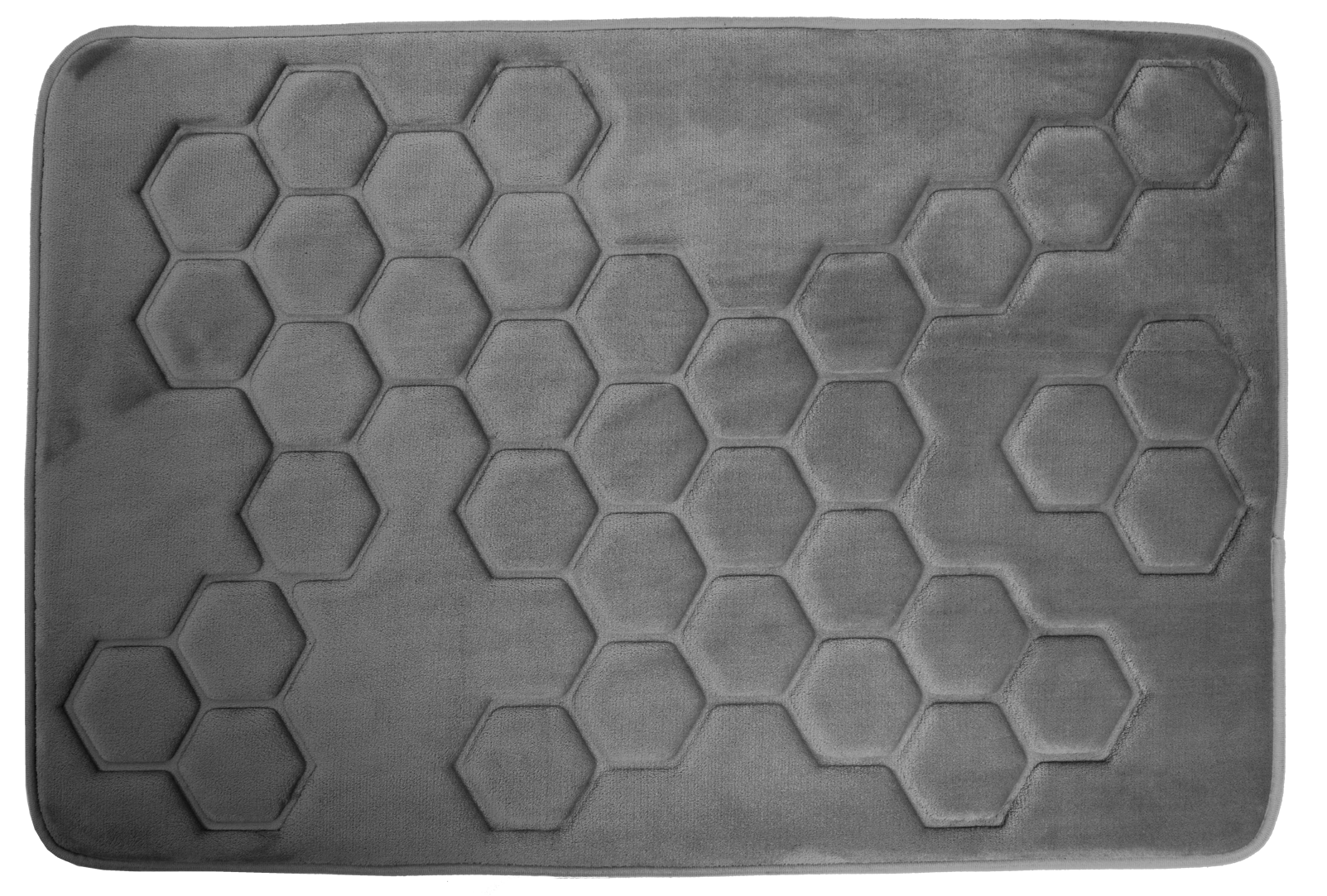 Hyggli Honey Badezimmerteppich 90x60 cm rechteckig grau 70-089