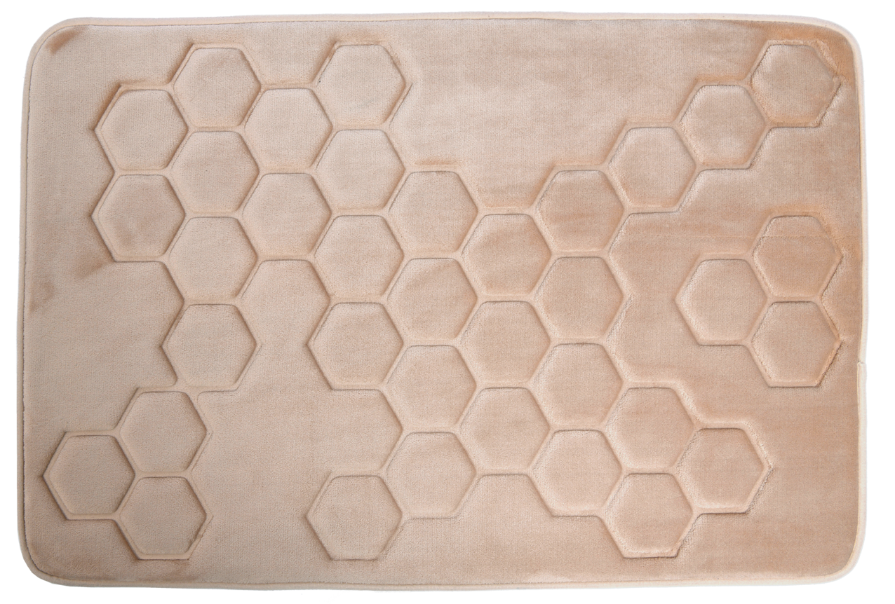 Hyggli Honey Badezimmerteppich 90x60 cm rechteckig beige 70-091