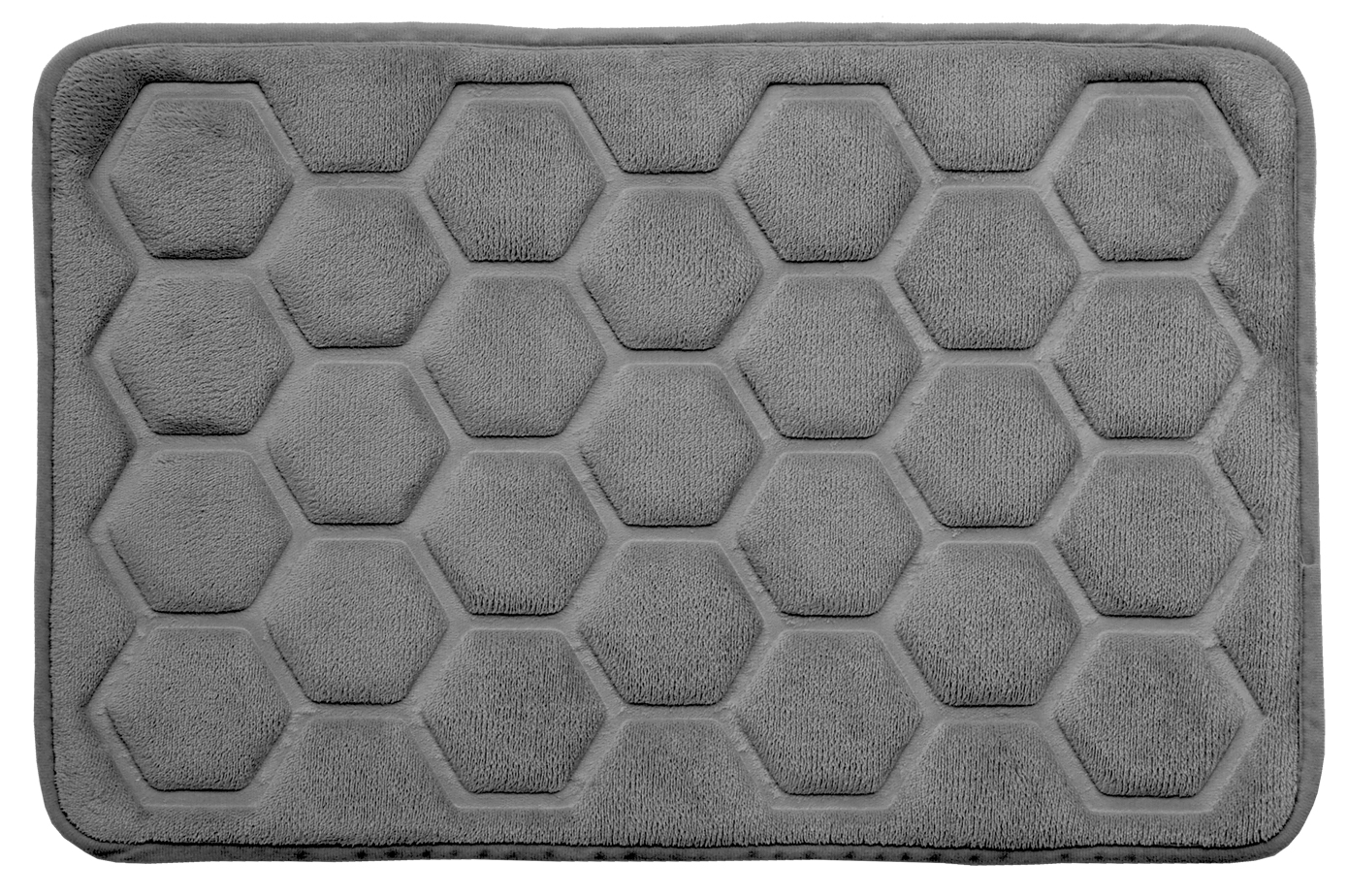 Hyggli Rock Badteppich 60x40 cm rechteckig grau 70-117