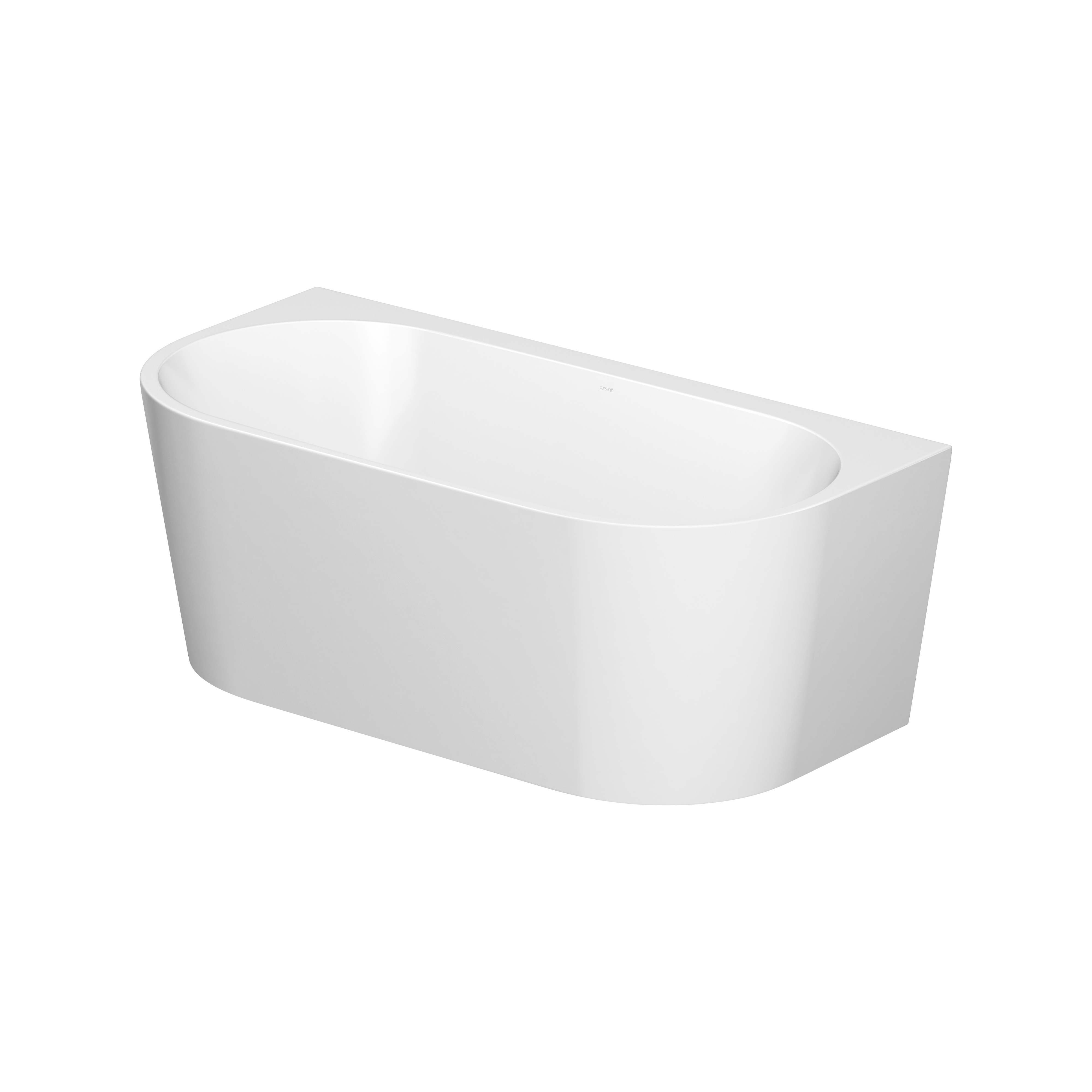 Cersanit Crea Freistehende Badewanne 160x80 cm oval weiß S931-036