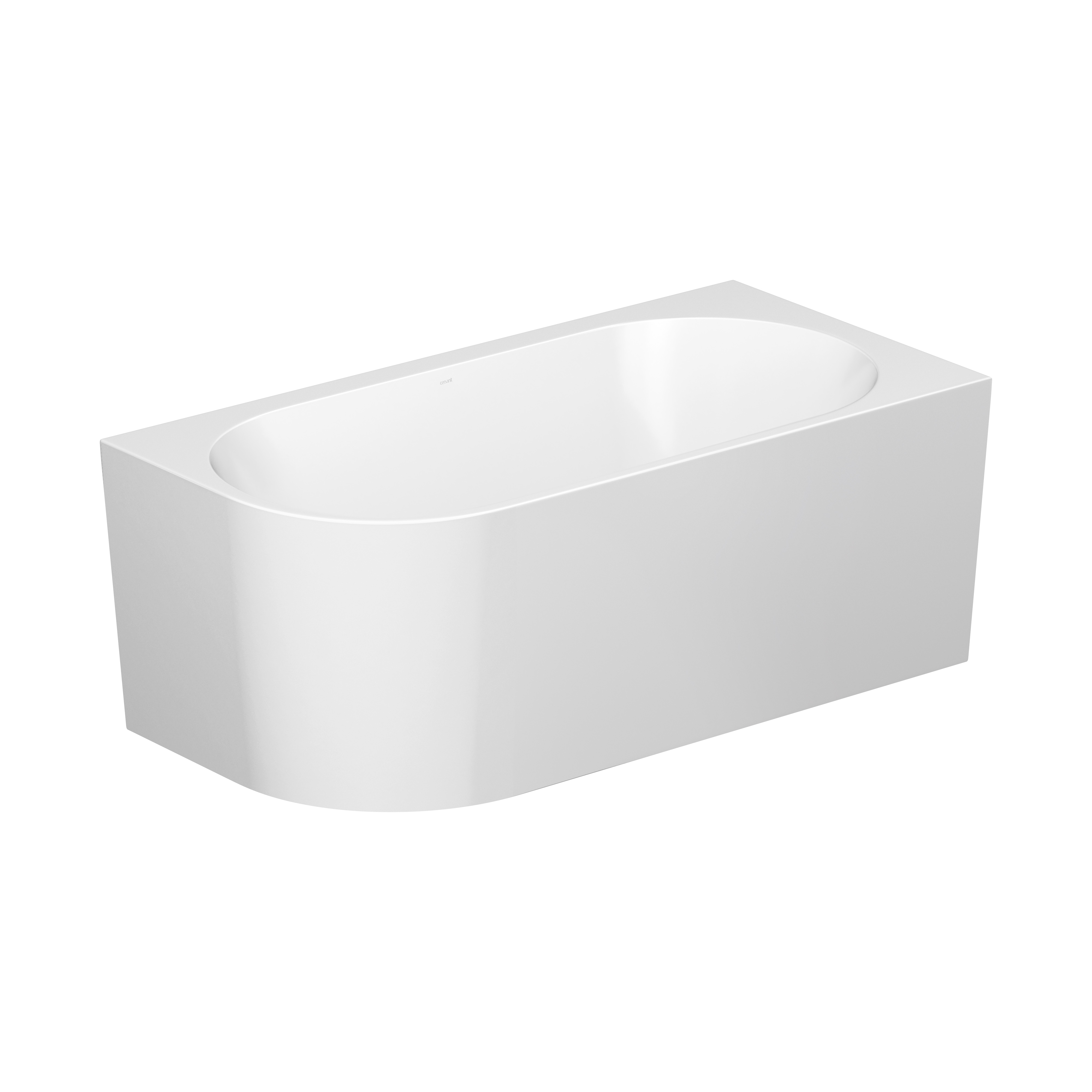 Cersanit Crea Freistehende Badewanne 160x80 cm oval weiß S931-035