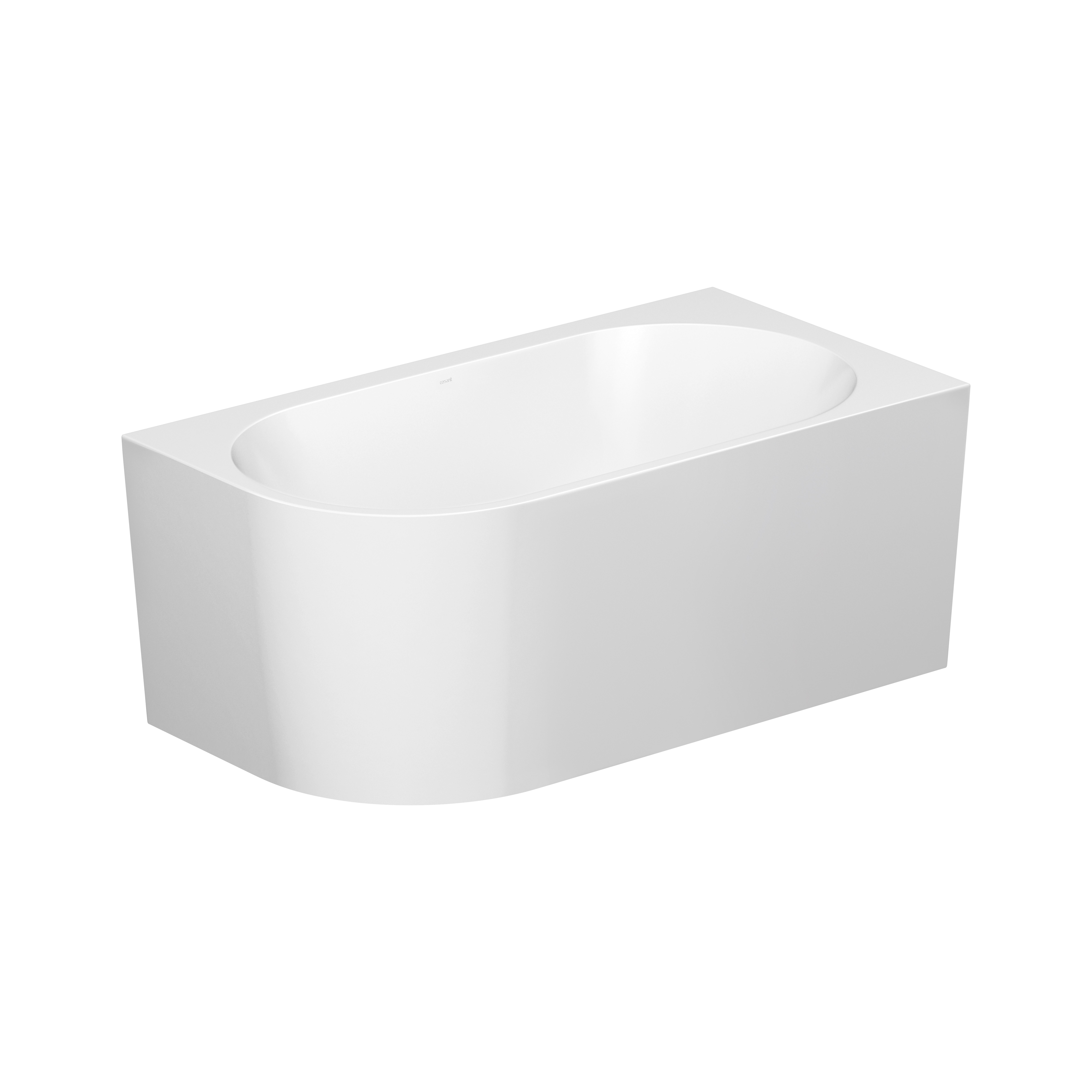 Cersanit Crea Freistehende Badewanne 150x80 cm oval weiß S931-032