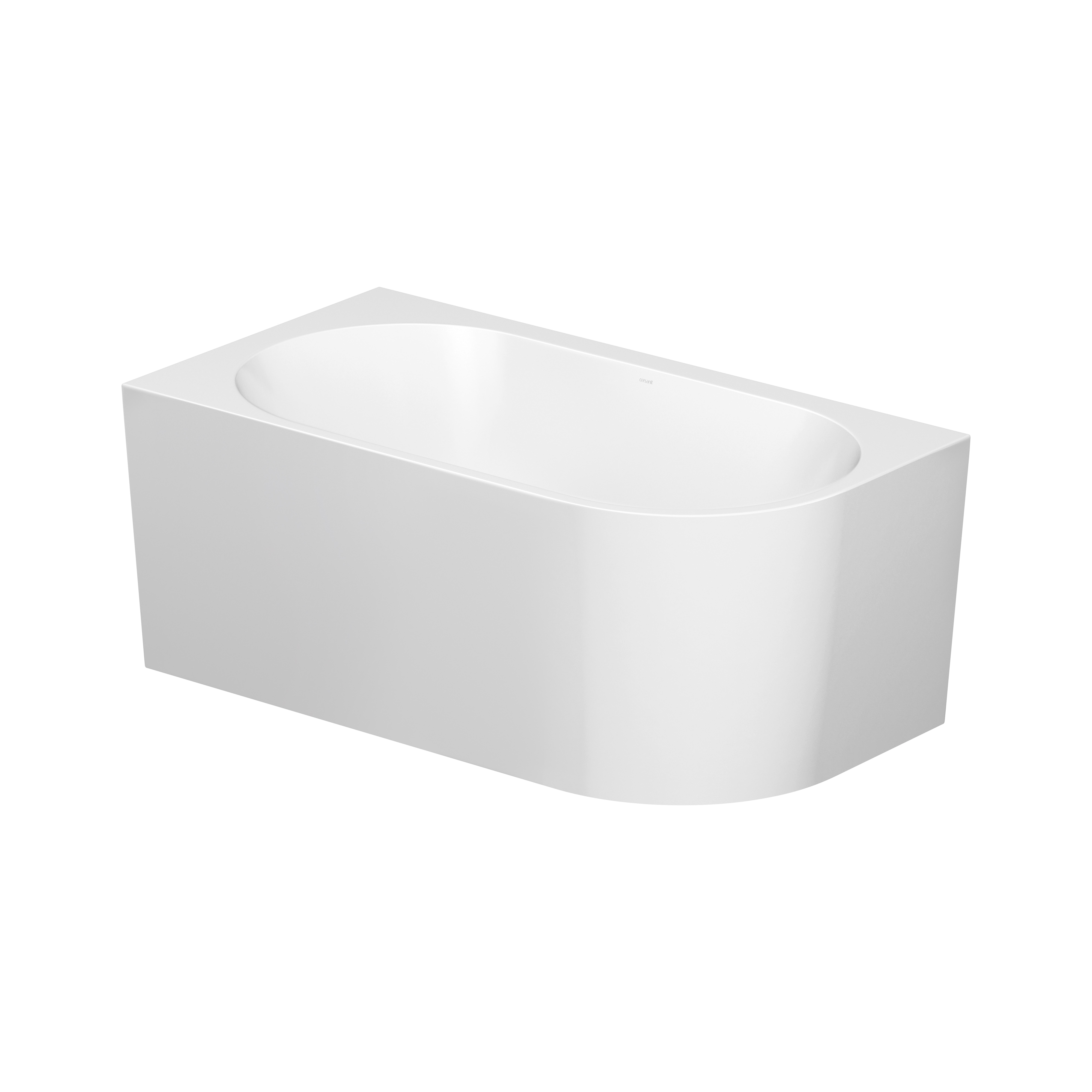 Cersanit Crea Freistehende Badewanne 150x80 cm oval weiß S931-031