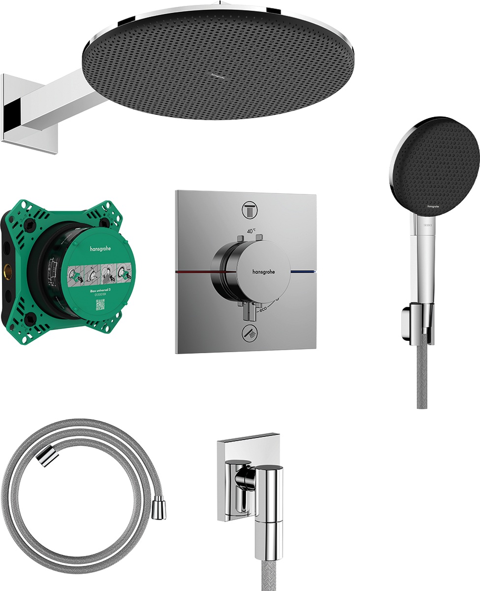 Hansgrohe Raindance Alive S Duschset Unterputz mit Thermostat || 24630000