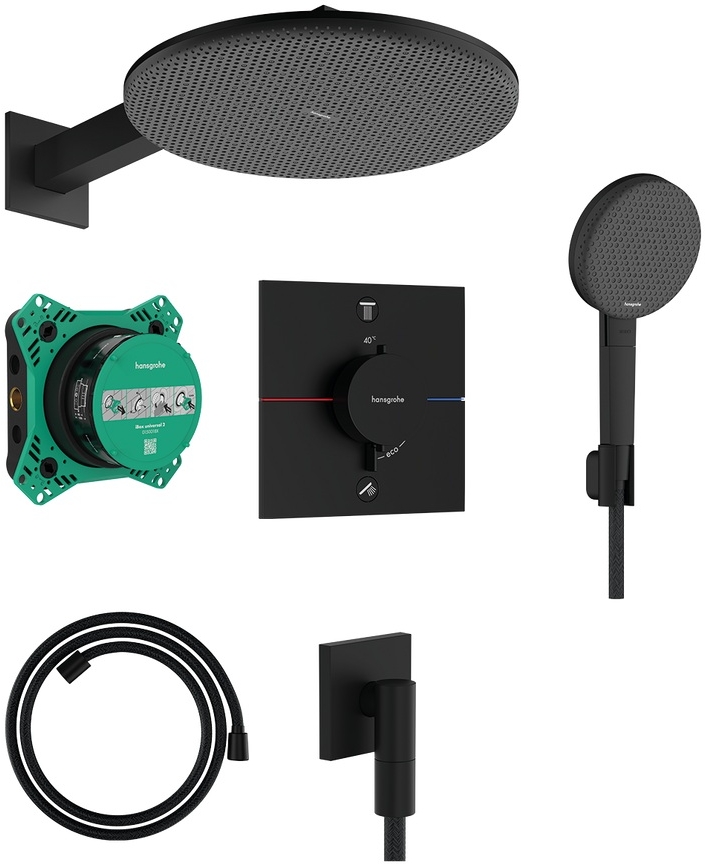 Hansgrohe Raindance Alive S Duschset Unterputz mit Thermostat || 24630670