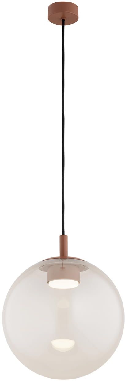 Argon Sacramento Pendelleuchte 1x12 W rosa-braun 8829