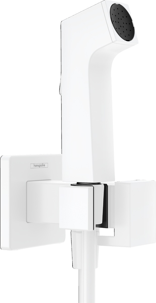 Hansgrohe Bidette Bidetarmatur mit Duschset Unterputz weiß 29233700