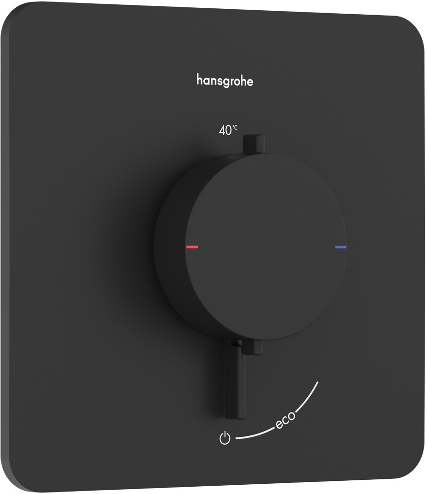 Hansgrohe Ecostat Comfort Q Duschbatterie Unterputz mit Thermostat schwarz 33712670