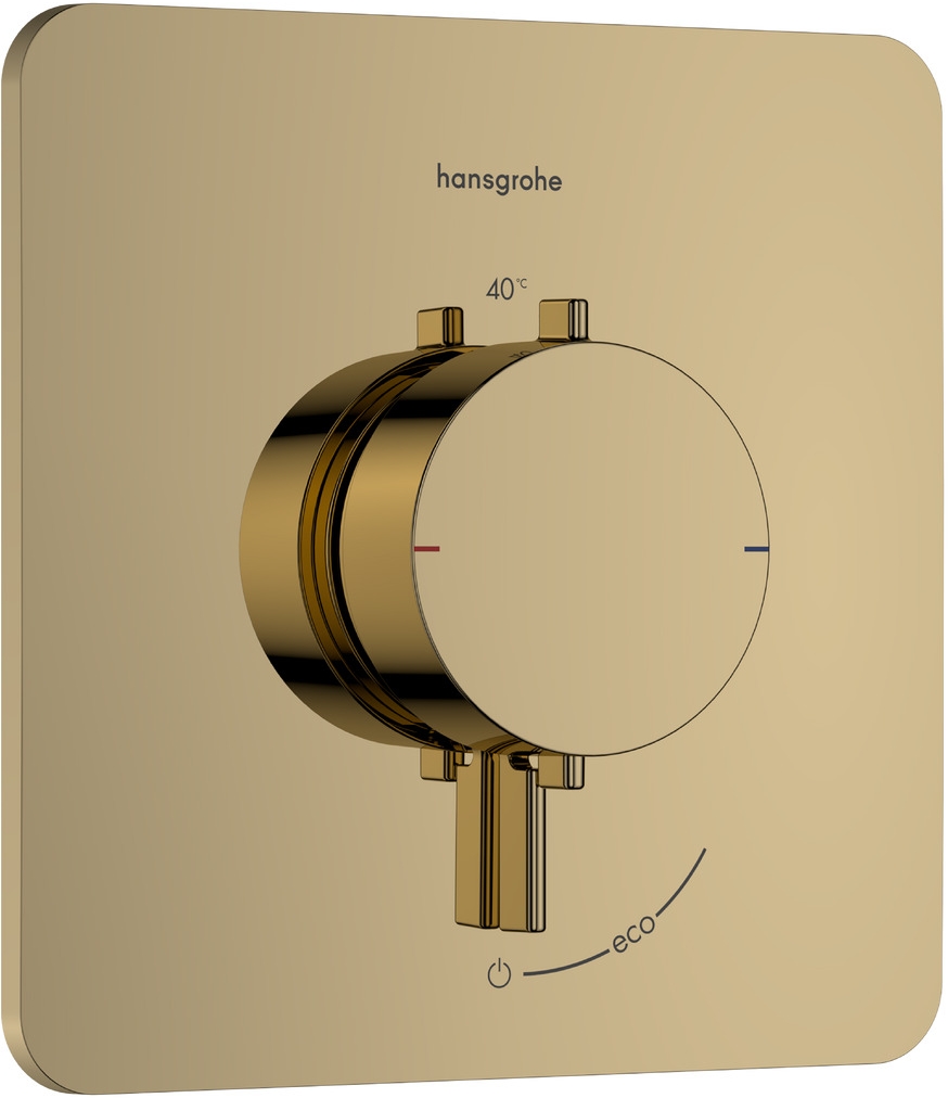 Hansgrohe Ecostat Comfort Q Duschbatterie Unterputz mit Thermostat gold 33712990