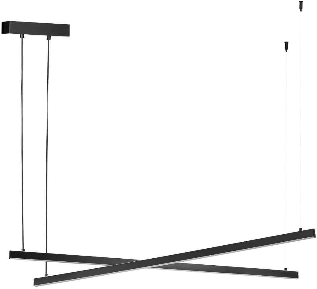 Argon Miami Pendelleuchte 2x74 W schwarz 8838