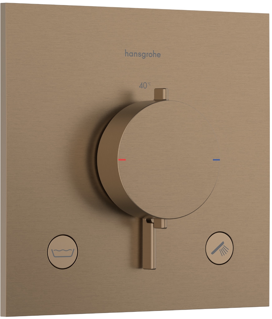 Hansgrohe Ecostat Comfort E Badewannen- und Duscharmatur Unterputz mit Thermostat || 33716140