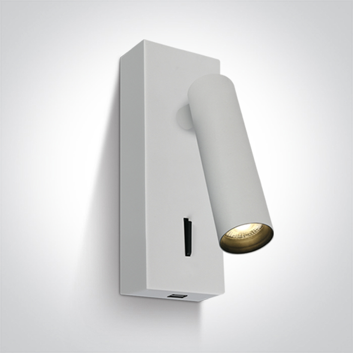 One Light Kandila Leuchter 1x3 W weiß 65746A/W/W