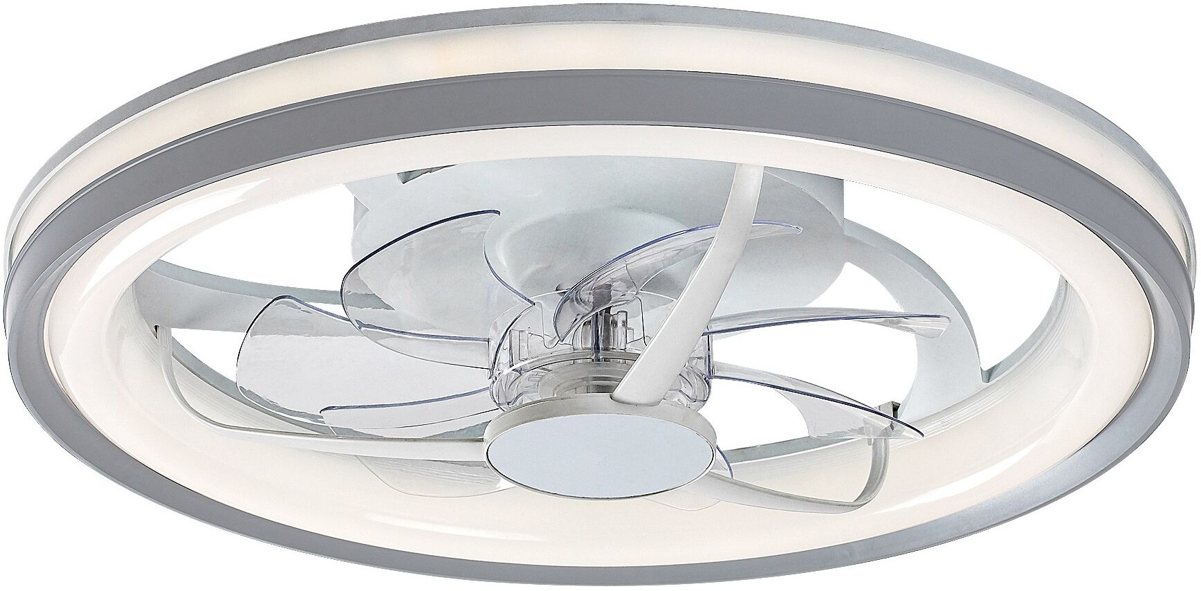 Rabalux Fanricius Decke 1x40 W weiß-silber 71335