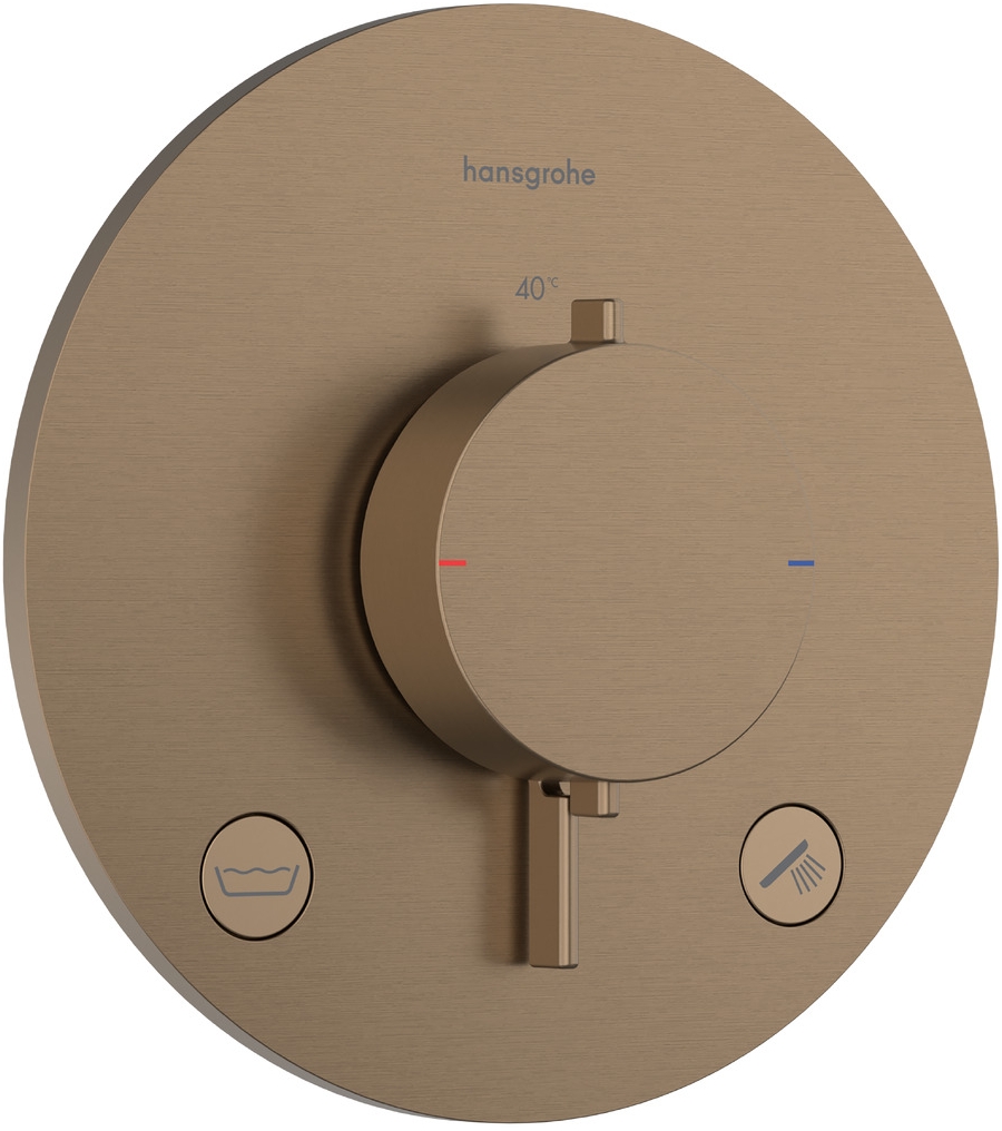 Hansgrohe Ecostat Comfort S Badewannen- und Duscharmatur Unterputz mit Thermostat || 33718140