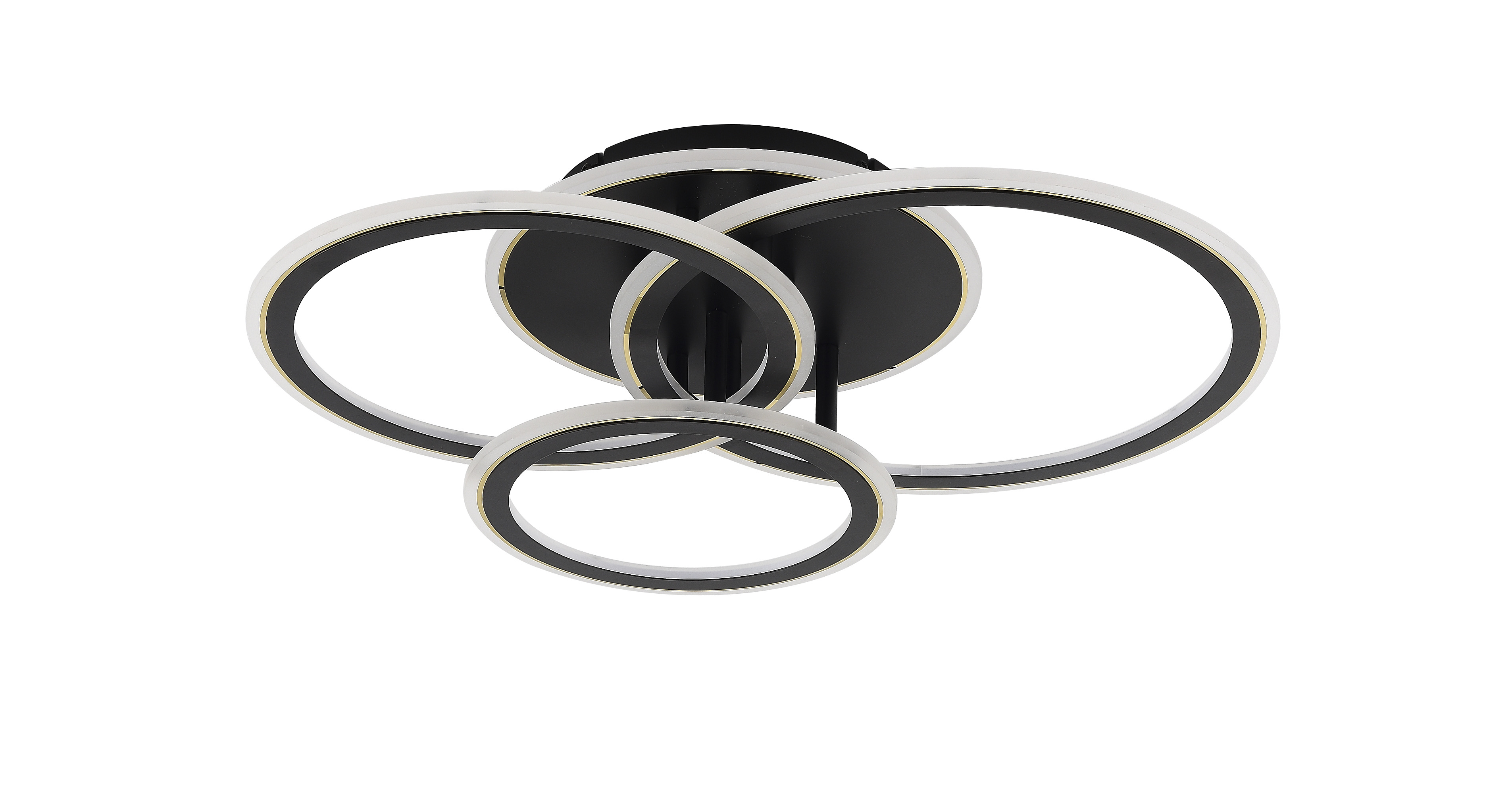 Zuma Line Lunar Deckenlampe 1x55 W weiß-schwarz MS238130-BK