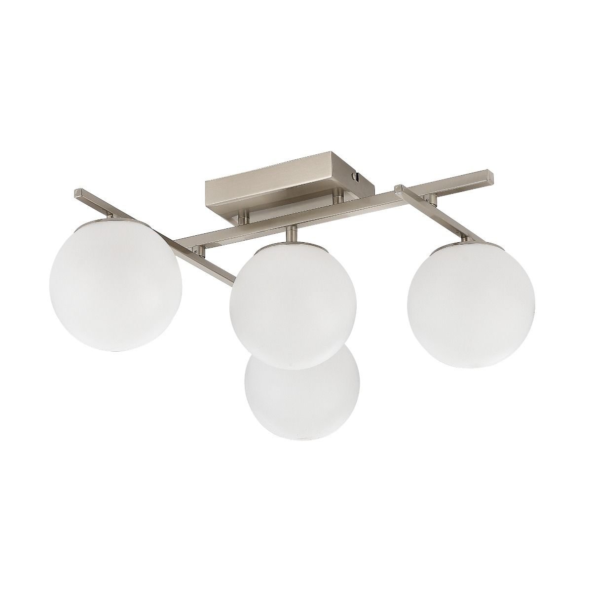 Zuma Line Nebula Deckenlampe 4x40 W weiß-nickel MS223141-SN